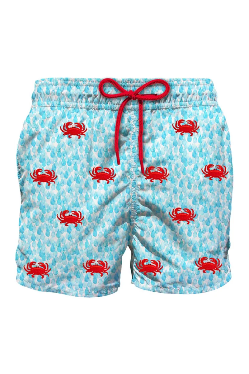 Бански Ultralight Embroidered Swim Short LIG0010-02012F mini crab drop 31
