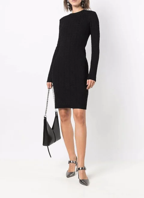 Мини рокля с лого мотив Givenchy — снимка 11