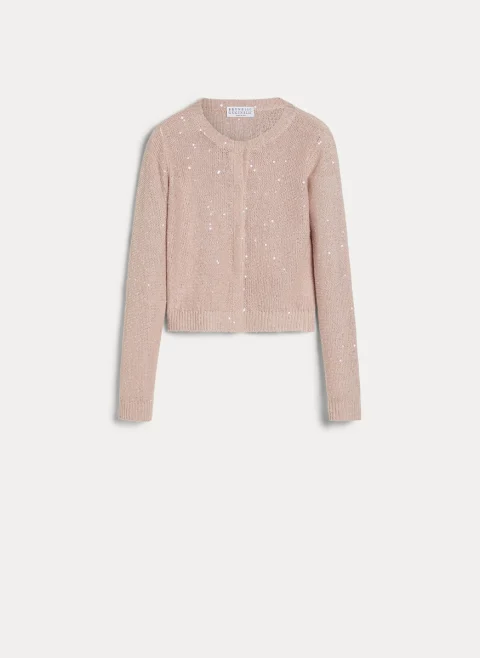 Жилетка от лен 'Sparkling note' Brunello Cucinelli Kids 4-6