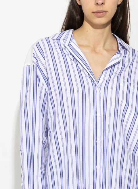 Раирана риза с бродерия Weekend Max Mara Wkdamour — снимка 5