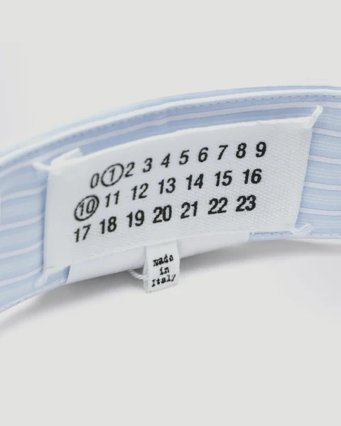 Cotton Poplin Collar in Blue — снимка 3