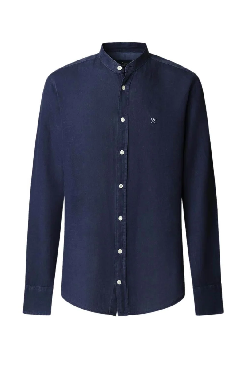 Риза Drop 2 Ess Gmd Linen Porter HM3010267 591 ink blue