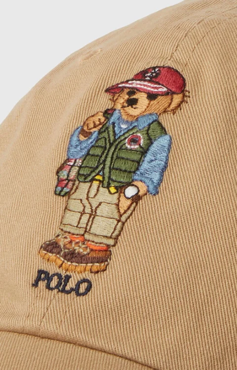 Бежова бейзболна шапка с Polo Bear бродерия — снимка 3