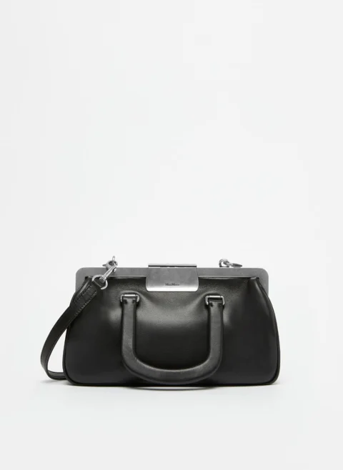 Кожена чанта Max Mara Runway Clasps