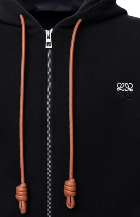 Loewe Zip-Up Hoodie in Cotton — снимка 2