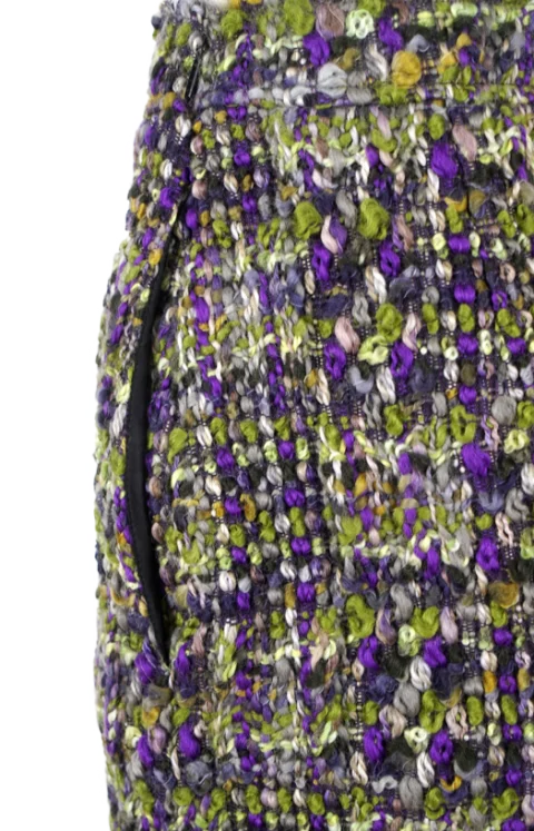 Wool-Blend Tweed Skirt — снимка 2