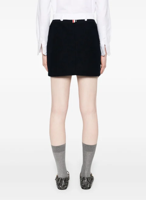 Мини пола с контрастни детайли Thom Browne — снимка 3