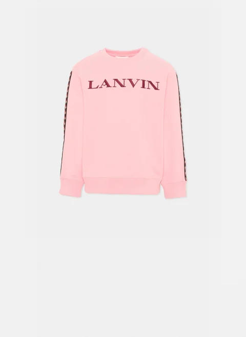 Суитшърт с контрастни кантове Lanvin Kids