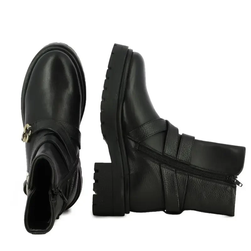 Дамски Кубинки APEPAZZA – F2COMBAT34/LEA CELINA-BLACK — снимка 5