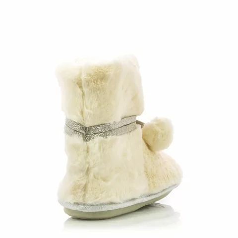 Дамски Домашни Чехли TWIGY – YY0015 NITA OFF WHITE — снимка 3