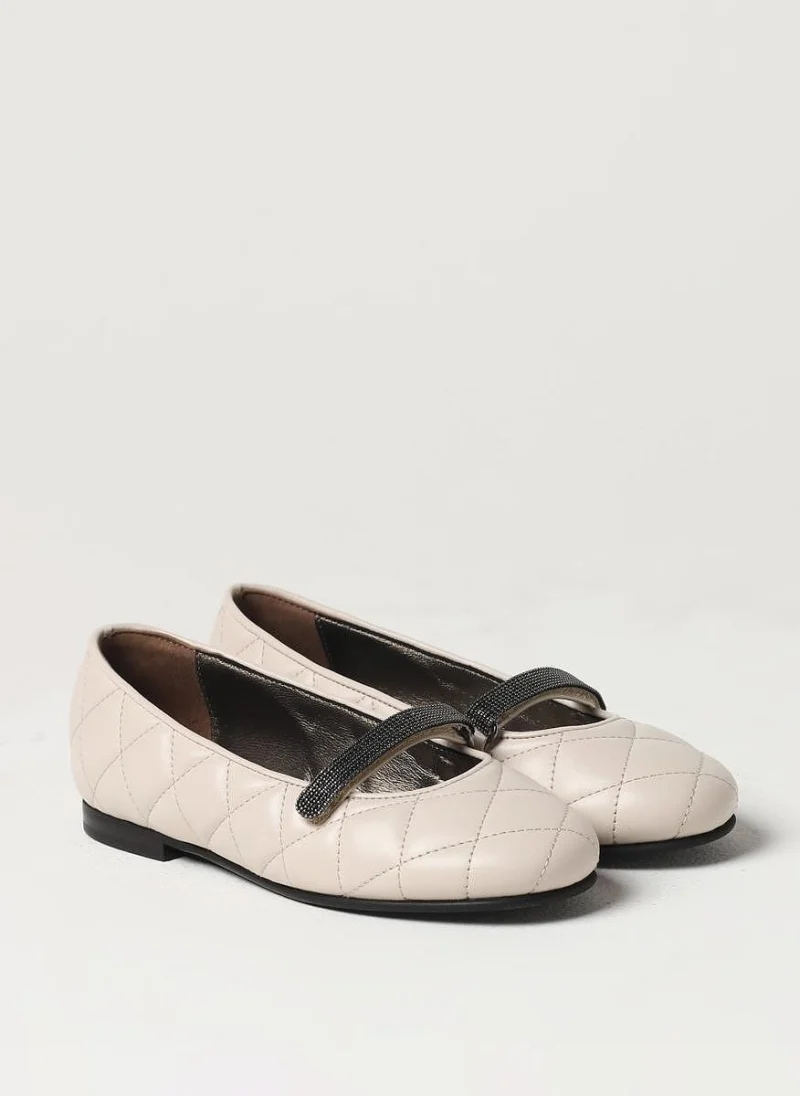 Пантофки с монили Brunello Cucinelli Kids