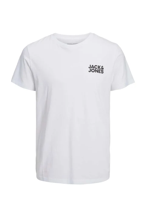 T-Shirt Jjecorp Logo Tee Ss O-Neck 12151955 C-N100 white