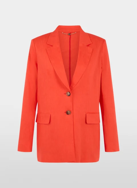 Сако с лен Marc Cain Collections — снимка 14