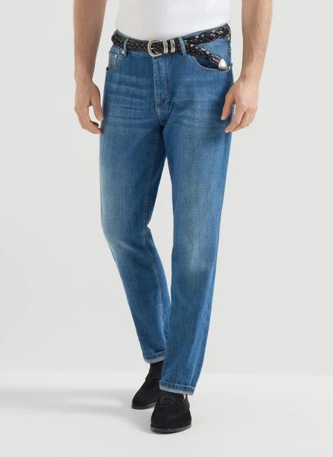 Деним 'Regular-fit' Brunello Cucinelli — снимка 4