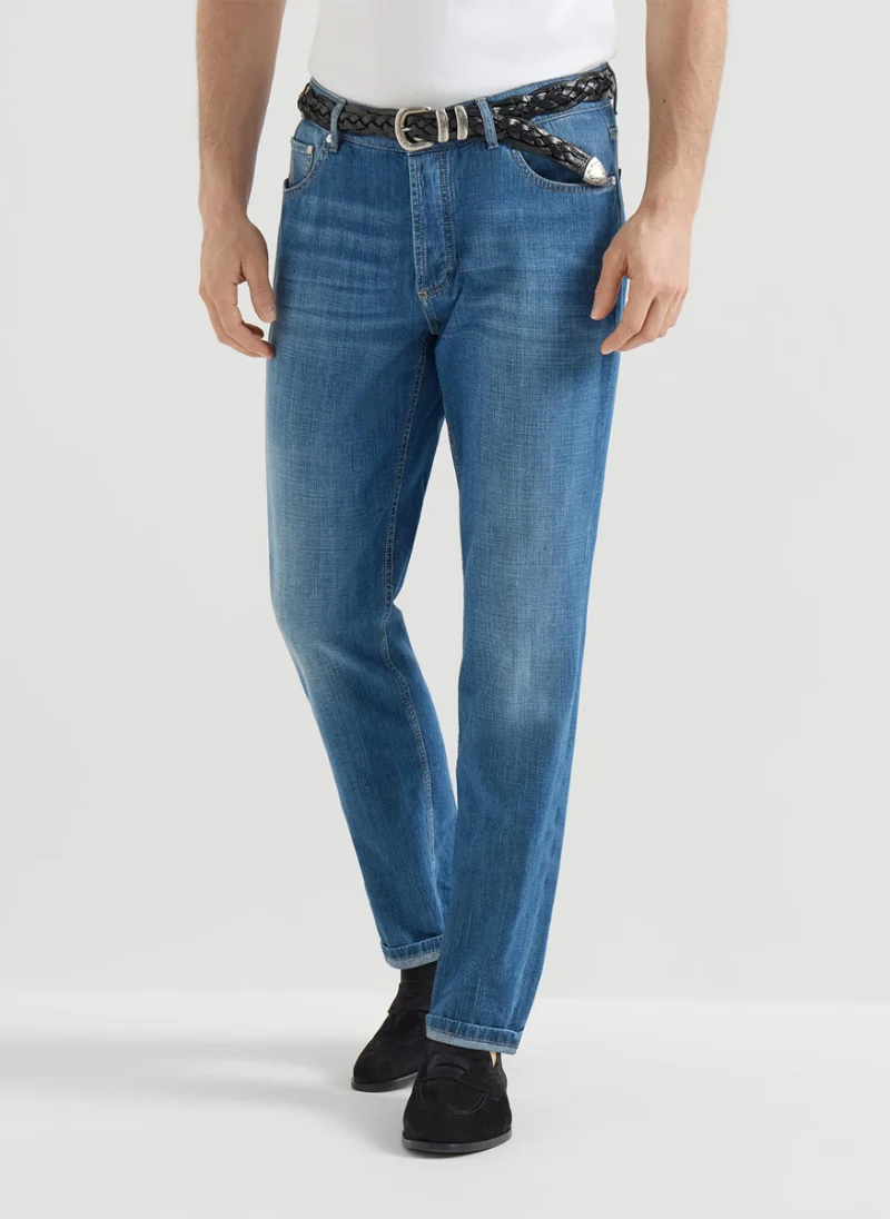 Деним 'Regular-fit' Brunello Cucinelli — снимка 4