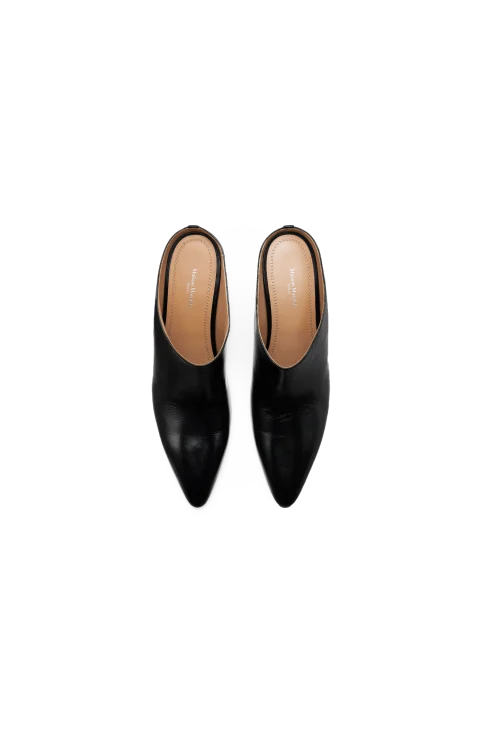 Heel-Less Mules in Black — снимка 2