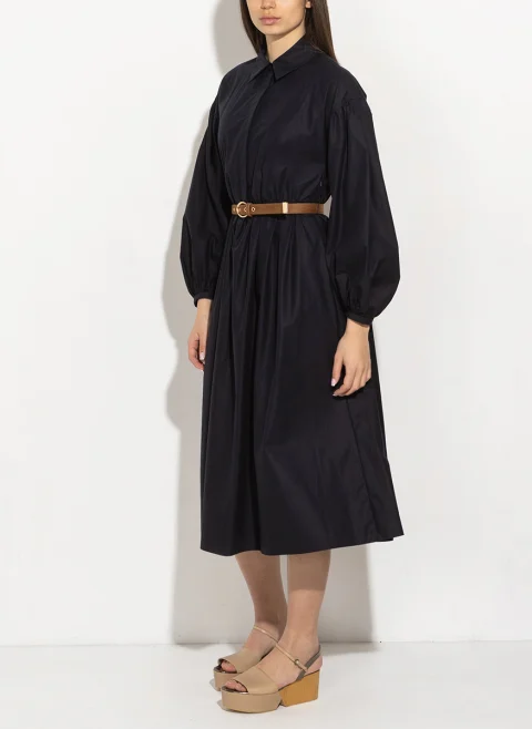 Рокля-риза с колан Max Mara Studio Mstmarmo — снимка 2