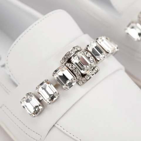 Дамски кожени мокасини Casadei — снимка 8