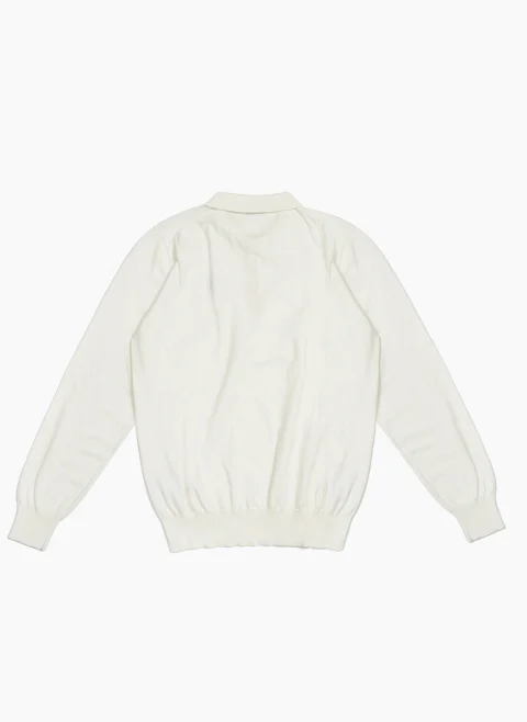 Полошърт от фино плетиво Brunello Cucinelli Kids 10 — снимка 2