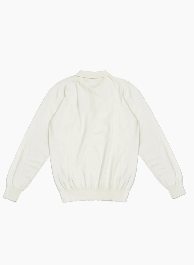 Полошърт от фино плетиво Brunello Cucinelli Kids 10 — снимка 2