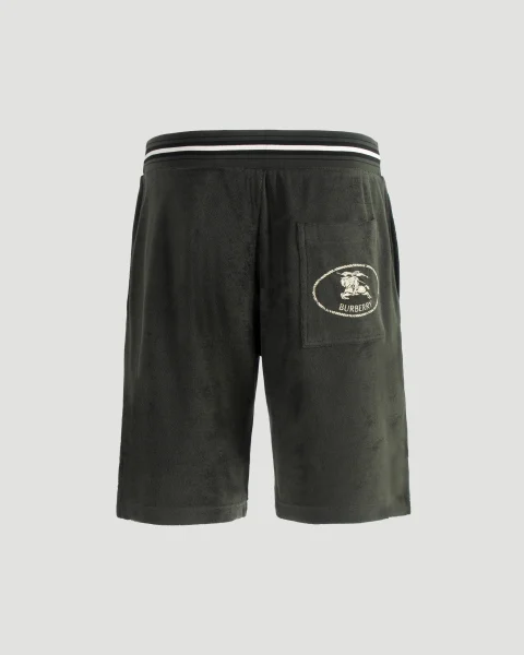 Towelling Shorts in Shale Green — снимка 3