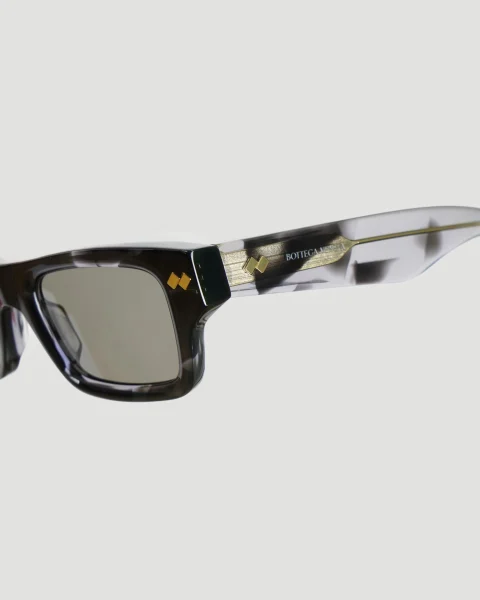 Dizzy Square Sunglasses in Havana Gold — снимка 4