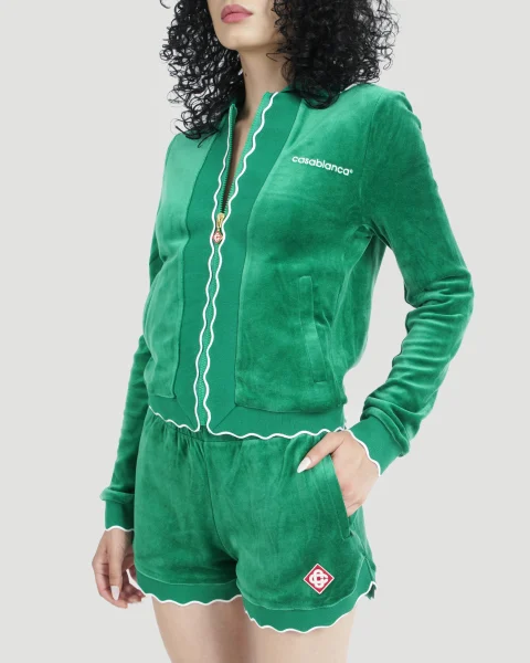 Scalloped Track Jacket — снимка 4