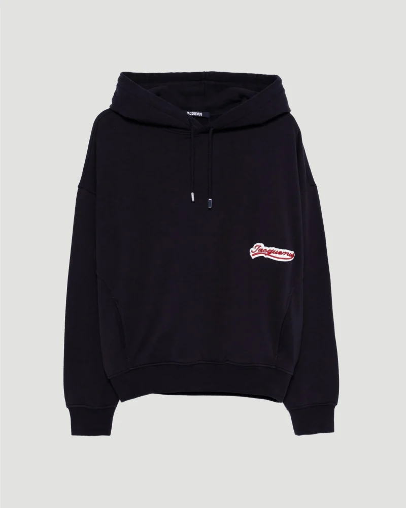 The Gio Varsity Hoodie in Navy