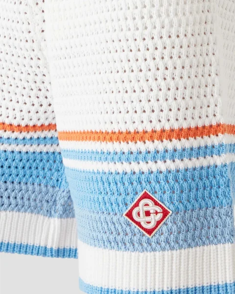 Cotton Tennis Crochet Shorts — снимка 2