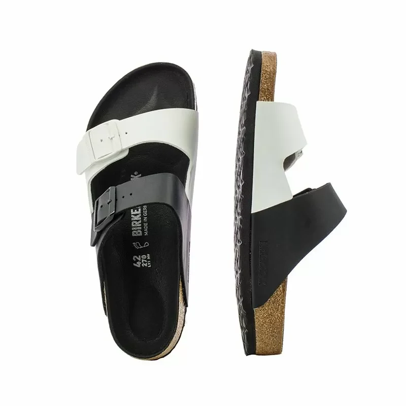 Мъжки Чехли Комфорт BIRKENSTOCK – 1019703 ARIZONA BLACK/WHITE — снимка 5