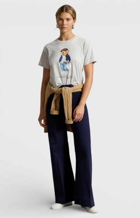 Тениска Polo Bear от памук — снимка 2