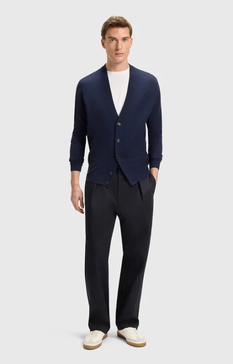 Памучен панталон BECKHAM x BOSS с джобове — снимка 4