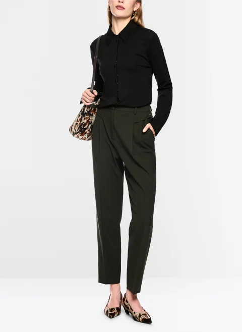 Риза със 'sparkling' мотив Marc Cain Collections — снимка 2