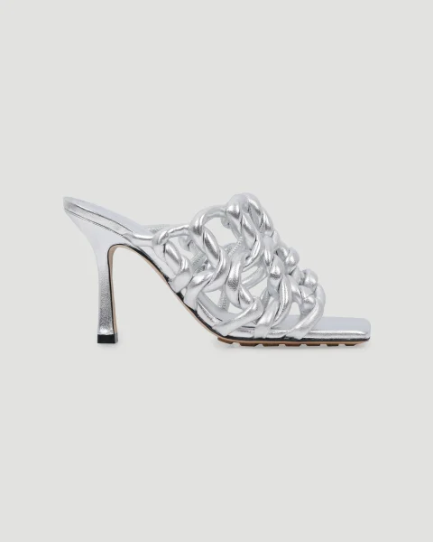 Stretch Mule in Silver