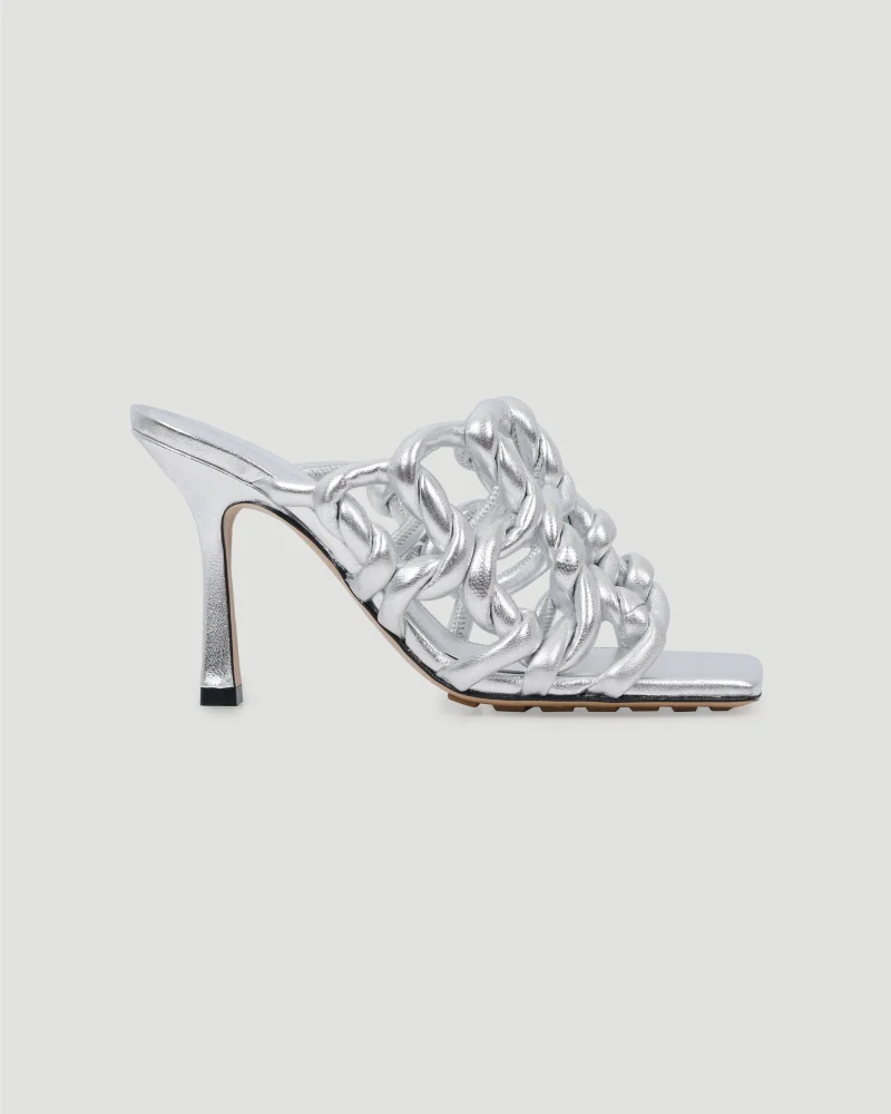 Stretch Mule in Silver