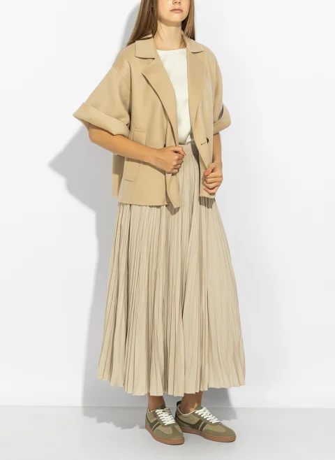 Палто от фина вълна Weekend Max Mara Wkdneo — снимка 7