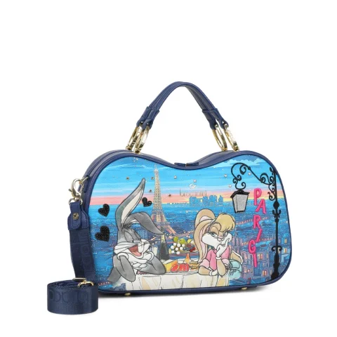 Дамска чанта Cartoline Looney Tunes Braccialini — снимка 5