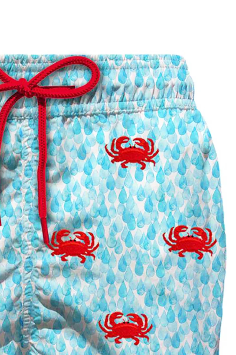 Бански Ultralight Embroidered Swim Short LIG0010-02012F mini crab drop 31 — снимка 2