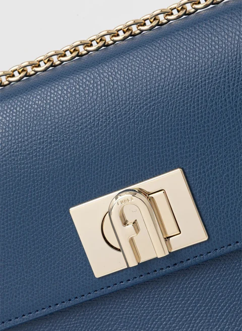 Мини Crossbody чанта Furla 1927 Indigo — снимка 4
