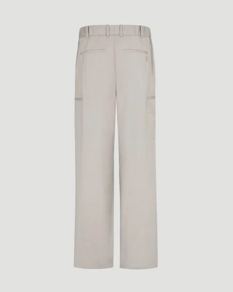 Grey Cotton Pants — снимка 2