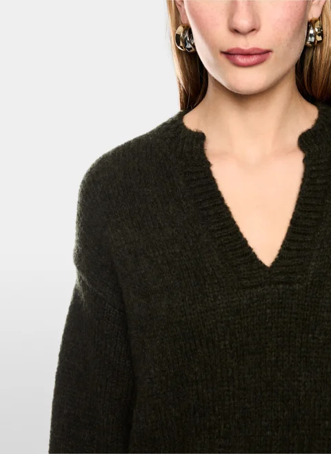 Пуловер с алпака Marc Cain Collections — снимка 4