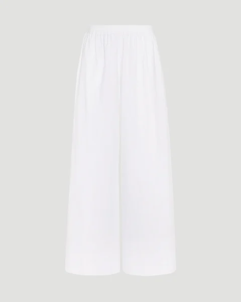 Wide Leg Cotton Pants — снимка 2