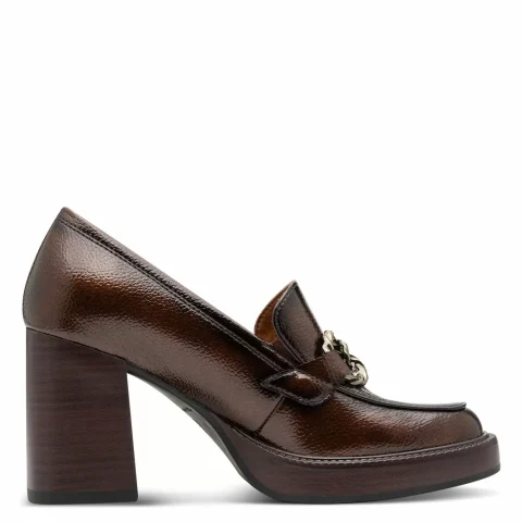 Токчета TAMARIS – 1-24413-45-359 BROWN PATENT — снимка 2