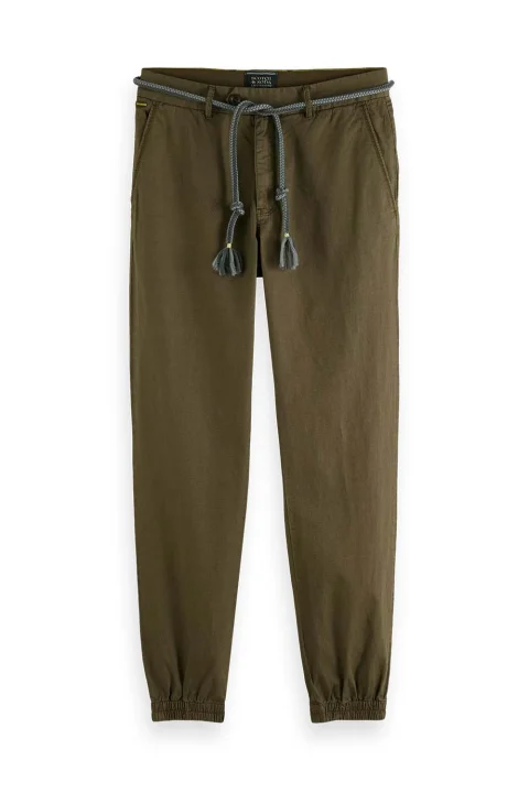 Панталон Relaxed Fit Garment-Dyed Chino Jogger 176709 SC6895 algae