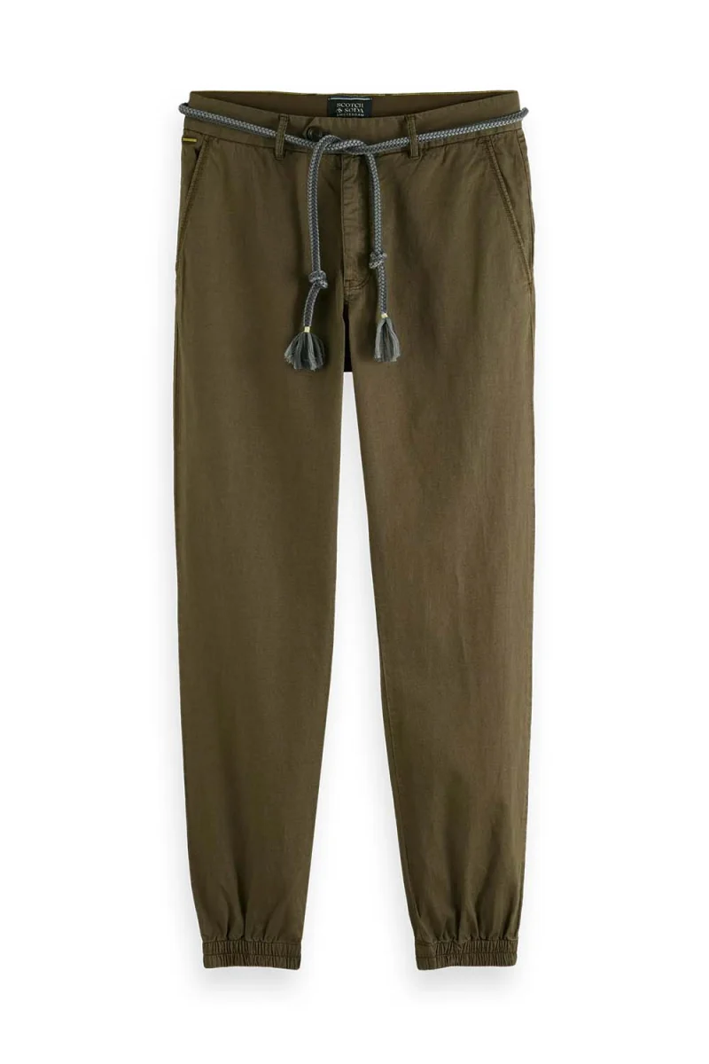Панталон Relaxed Fit Garment-Dyed Chino Jogger 176709 SC6895 algae