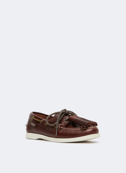 Кожени мокасини 'Boat' Weekend Max Mara Wkadockside2 — снимка 4