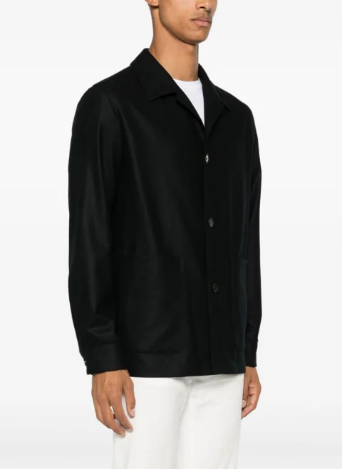 Риза от 100% вълна 'Overshirt' Zegna — снимка 3