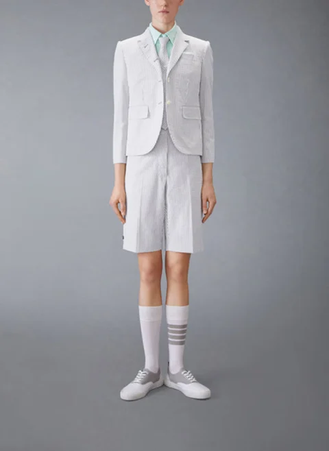 Риза със скъсена дължина Thom Browne — снимка 5