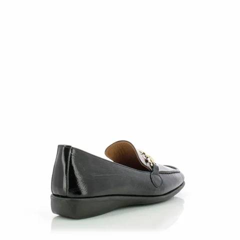 Дамски Лоуфър VERONELLA – 26142209 BLACK CROCCO/BLACK — снимка 3