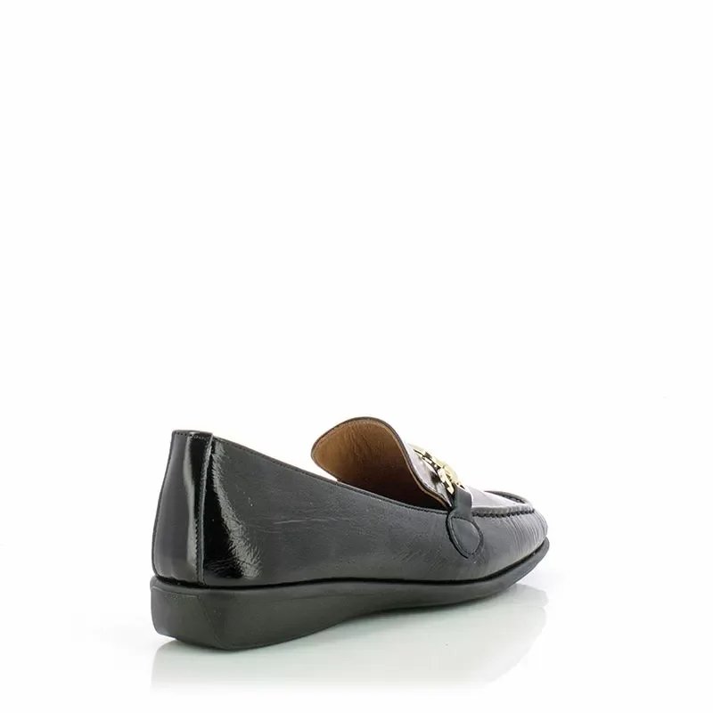 Дамски Лоуфър VERONELLA – 26142209 BLACK CROCCO/BLACK — снимка 3